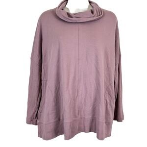 Pure J Jill Pima Cotton Stretch Knit Womens Lightweight Sweatshirt Top XL P